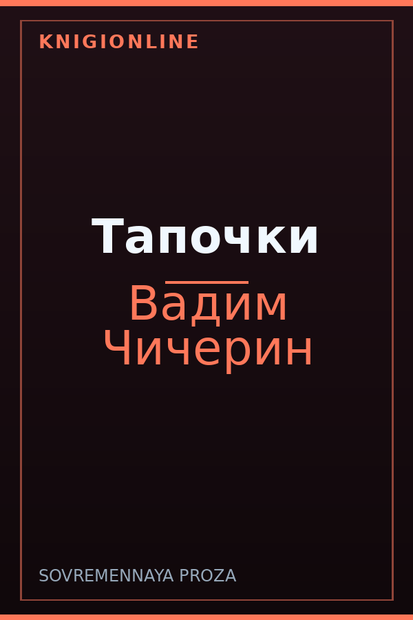 Обложка книги Тапочки