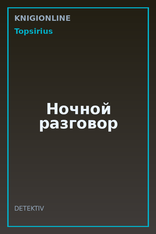 Обложка книги Ночной разговор