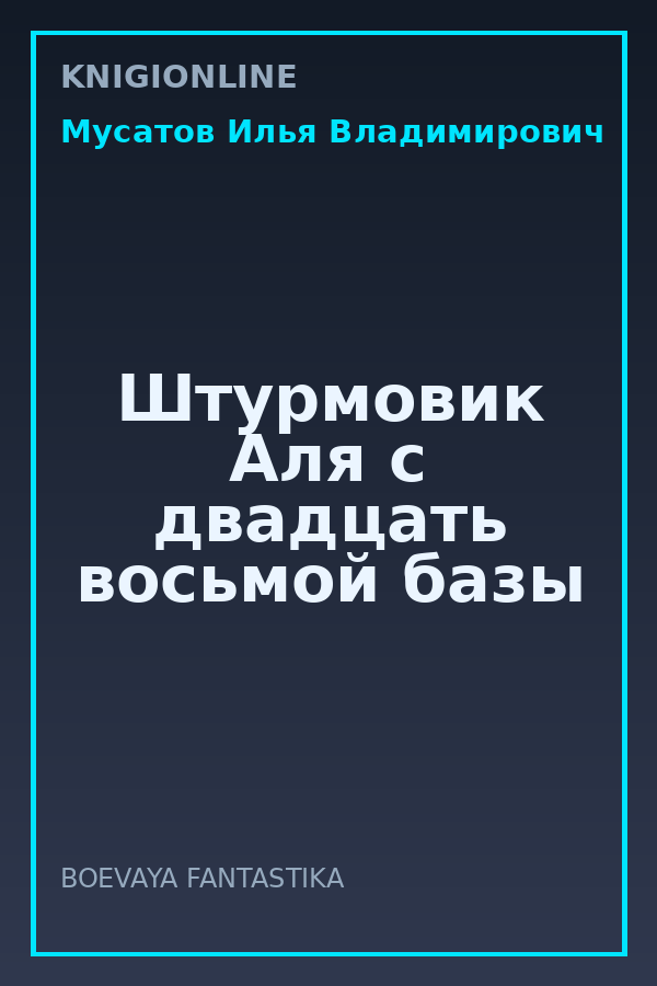Обложка книги Штурмовик Аля с двадцать восьмой базы