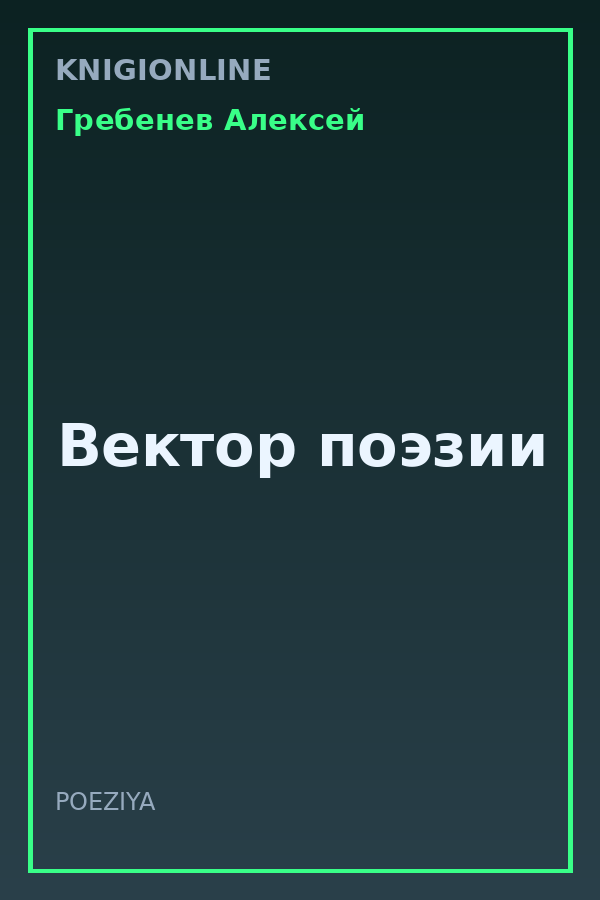 Обложка книги Вектор поэзии