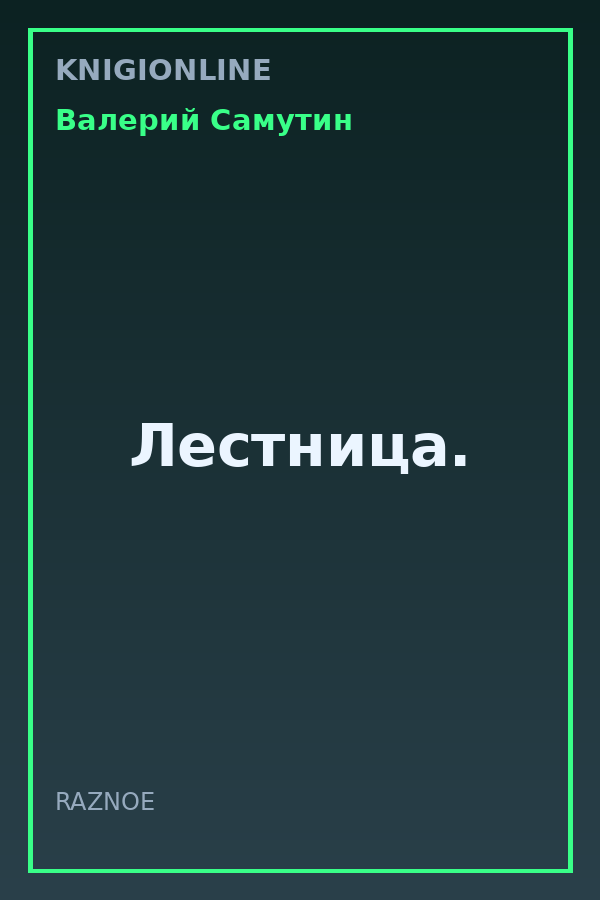 Обложка книги Лестница.