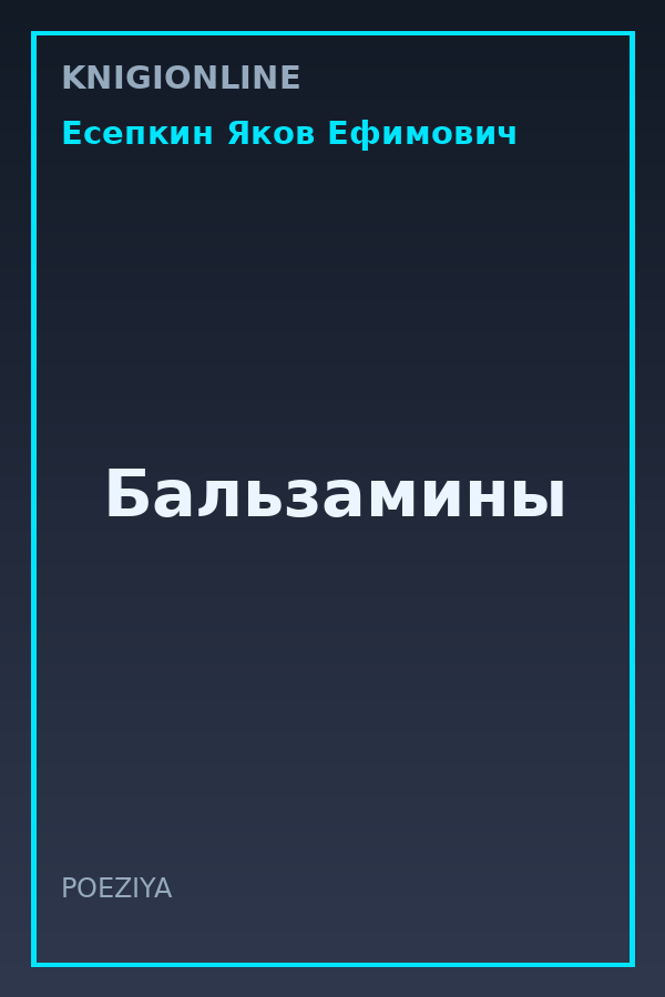 Обложка книги Бальзамины