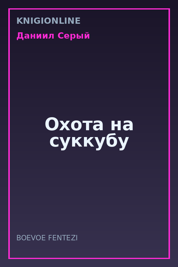Обложка книги Охота на суккубу