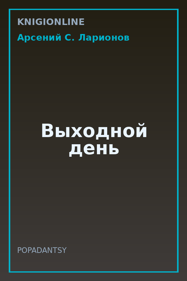 Обложка книги Выходной день