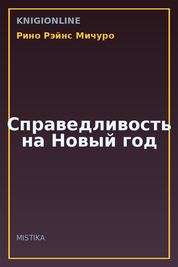 Обложка книги Справедливость на Новый год