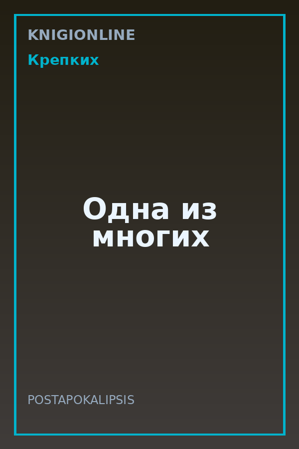 Обложка книги Одна из многих
