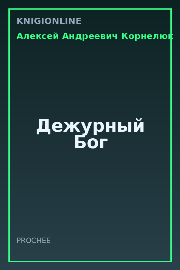 Обложка книги Дежурный Бог