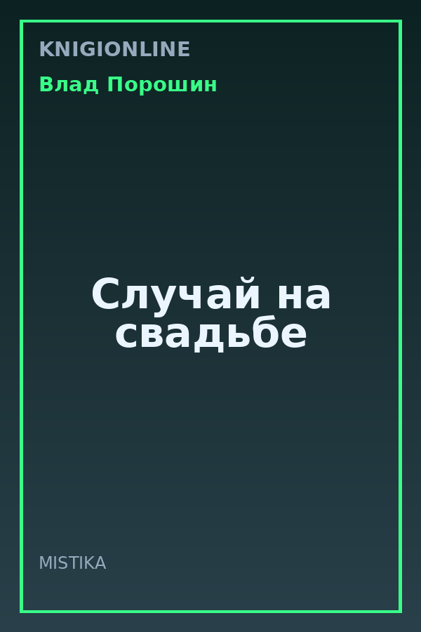 Обложка книги Случай на свадьбе