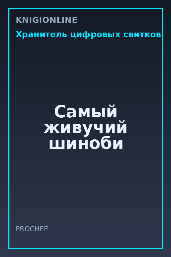 Обложка книги Самый живучий шиноби