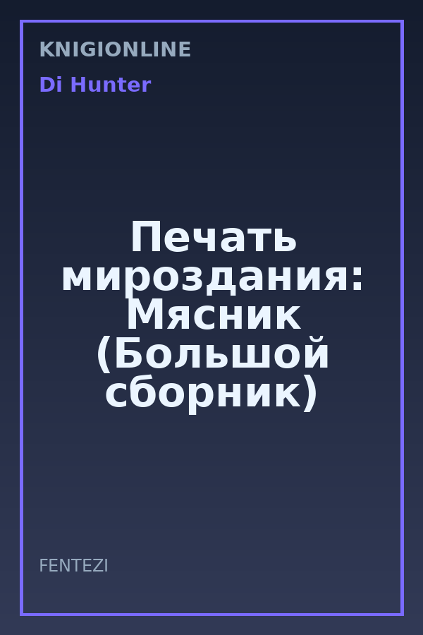 Обложка книги Печать мироздания: Мясник (Большой сборник)
