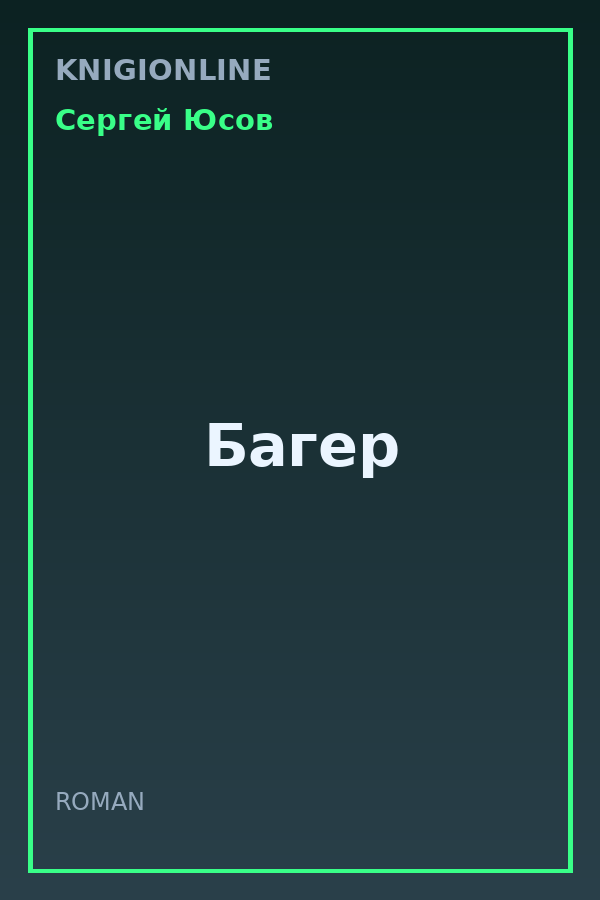 Обложка книги Багер