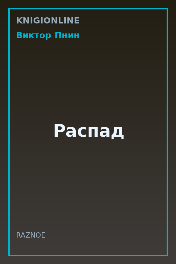 Обложка книги Распад