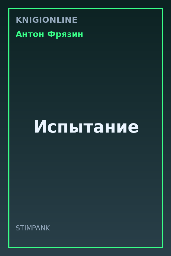 Обложка книги Испытание