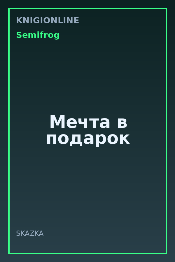 Обложка книги Мечта в подарок