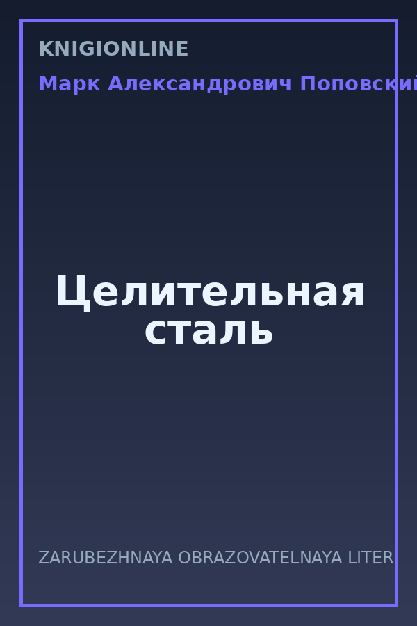 Обложка книги Целительная сталь