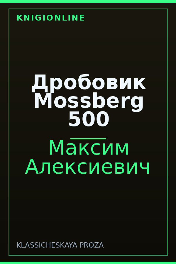 Обложка книги Дробовик Mossberg 500