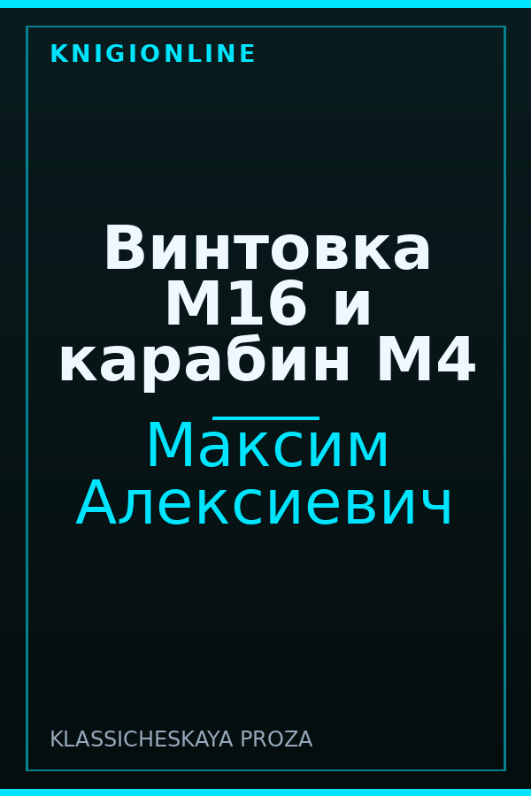 Обложка книги Винтовка М16 и карабин М4