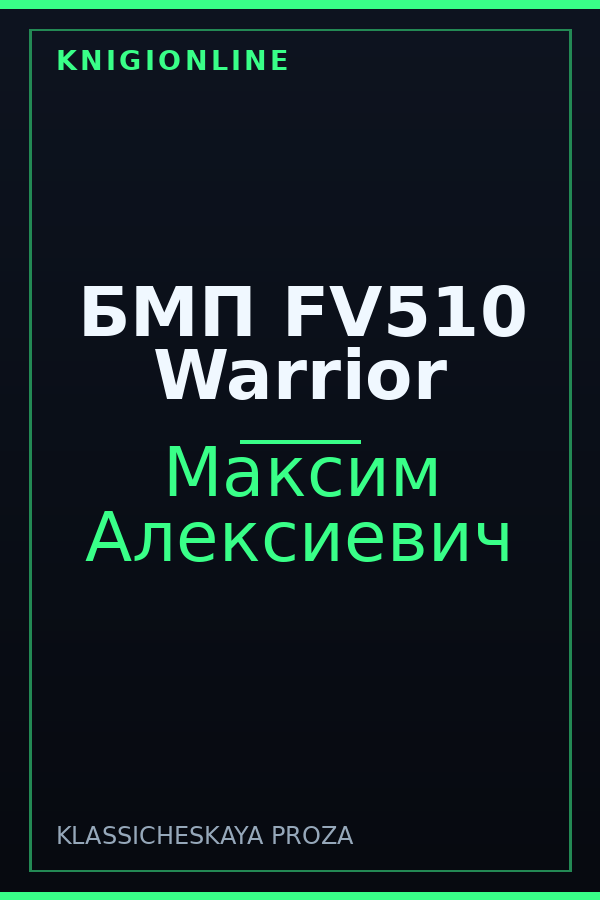 Обложка книги БМП FV510 Warrior