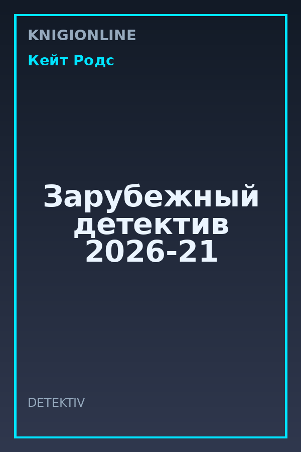 Обложка книги Зарубежный детектив 2026-21