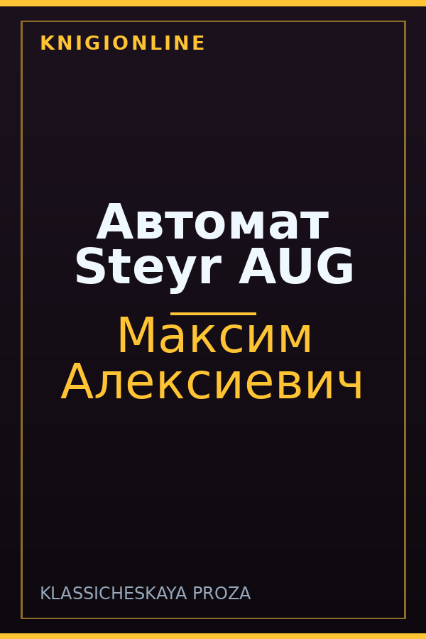 Обложка книги Автомат Steyr AUG