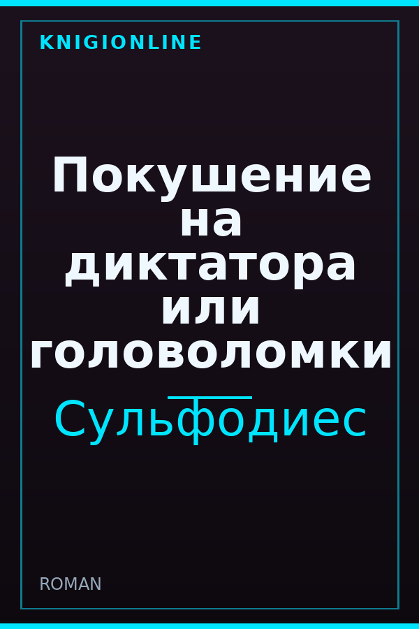 Обложка книги Покушение на диктатора или головоломки