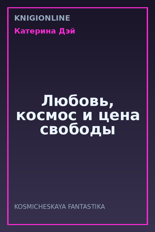 Обложка книги Любовь, космос и цена свободы