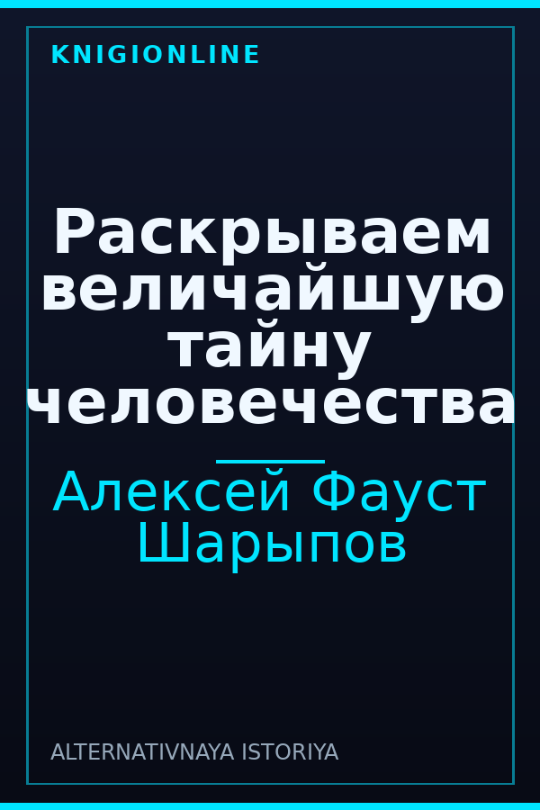 Обложка книги Раскрываем величайшую тайну человечества