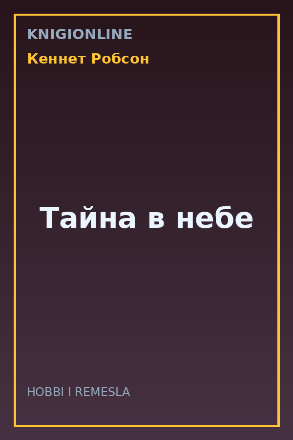 Обложка книги Тайна в небе