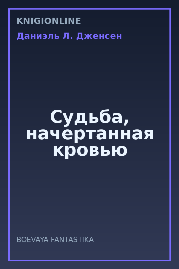 Обложка книги Судьба, начертанная кровью