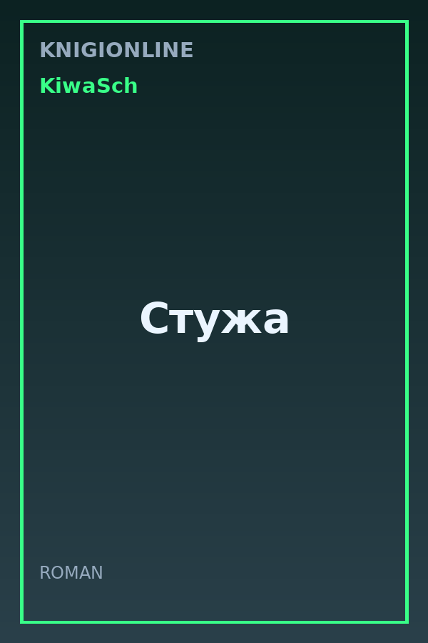 Обложка книги Стужа
