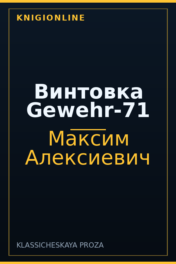 Обложка книги Винтовка Gewehr-71