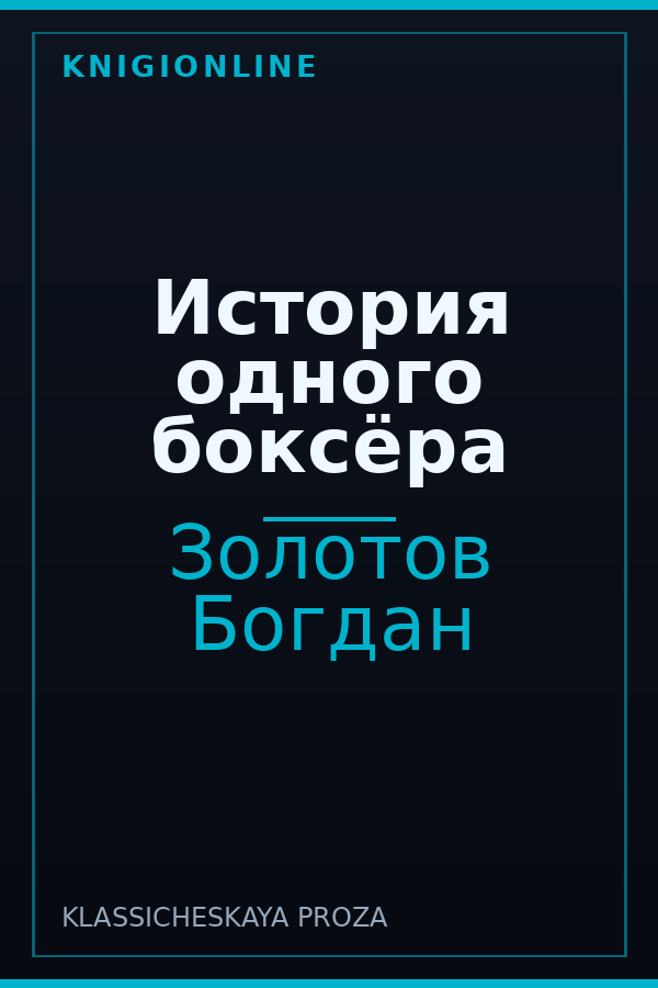 Обложка книги История одного боксёра