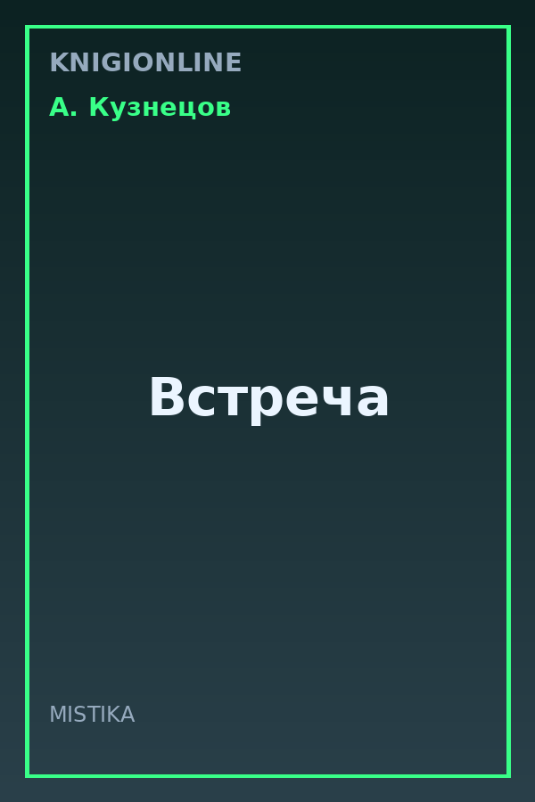 Обложка книги Встреча