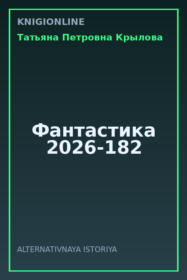 Обложка книги Фантастика 2026-182