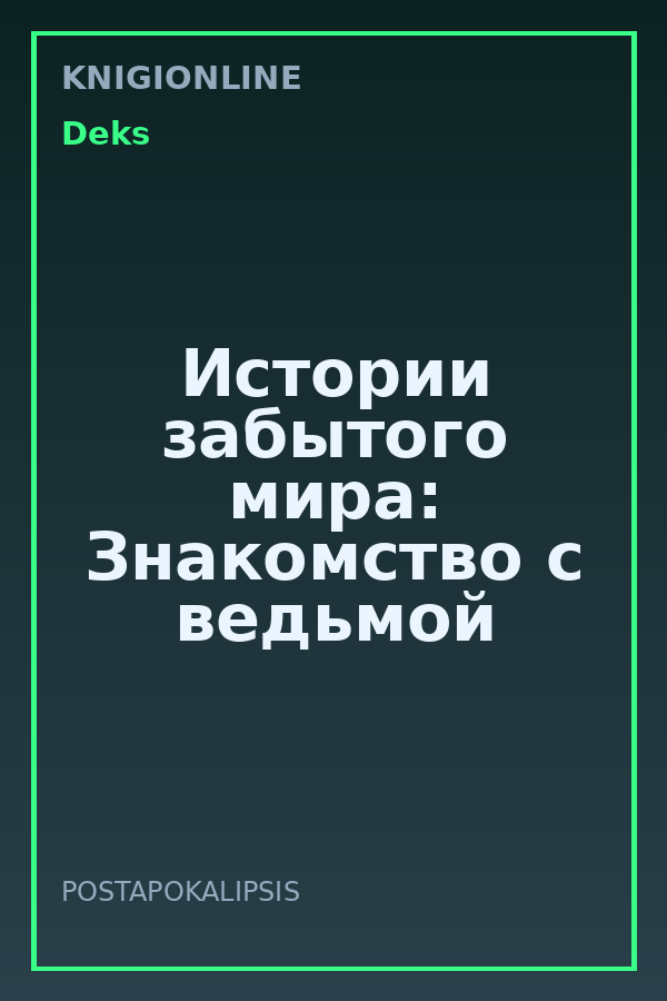 Обложка книги Истории забытого мира: Знакомство с ведьмой