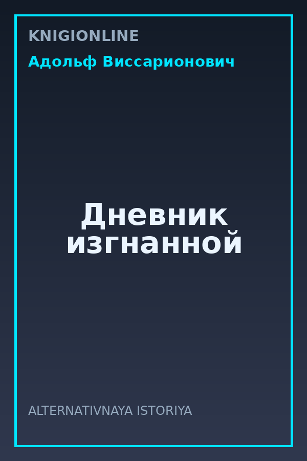 Обложка книги Дневник изгнанной