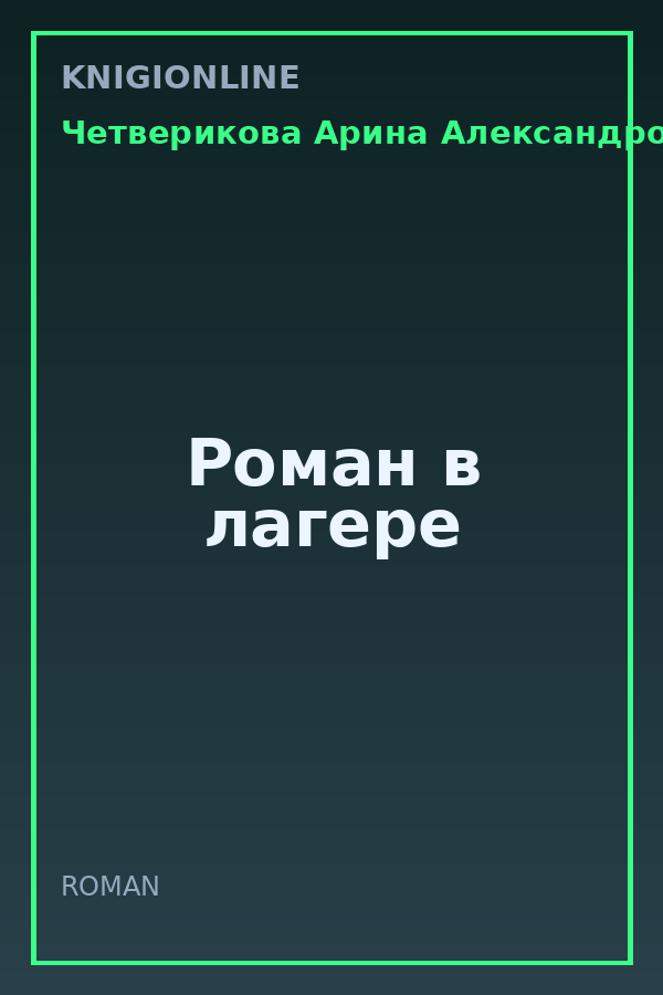 Обложка книги Роман в лагере