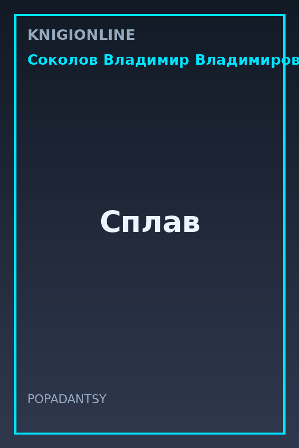 Обложка книги Сплав