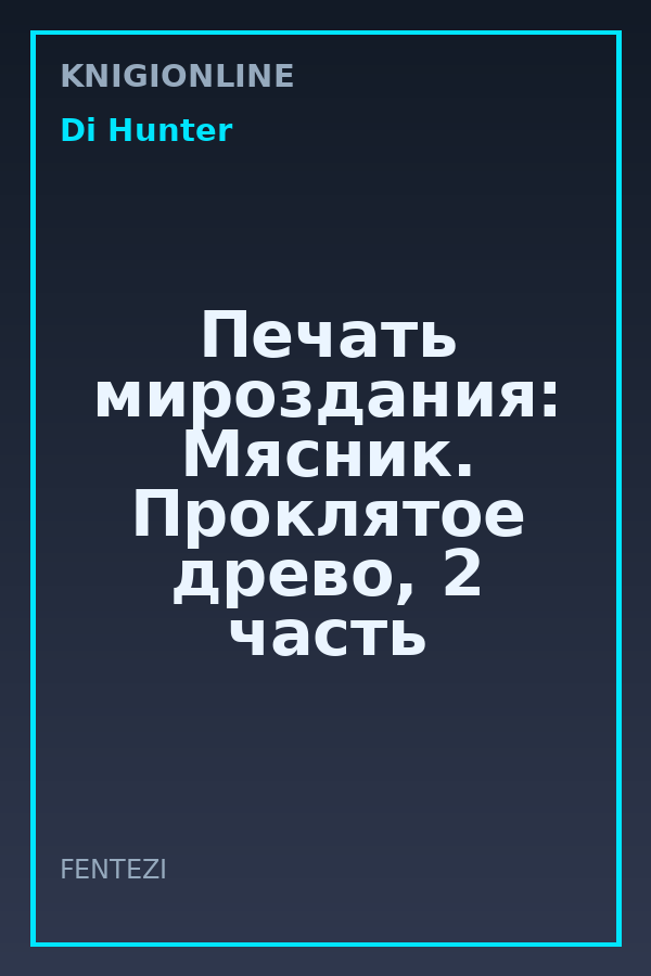 Обложка книги Печать мироздания: Мясник. Проклятое древо, 2 часть
