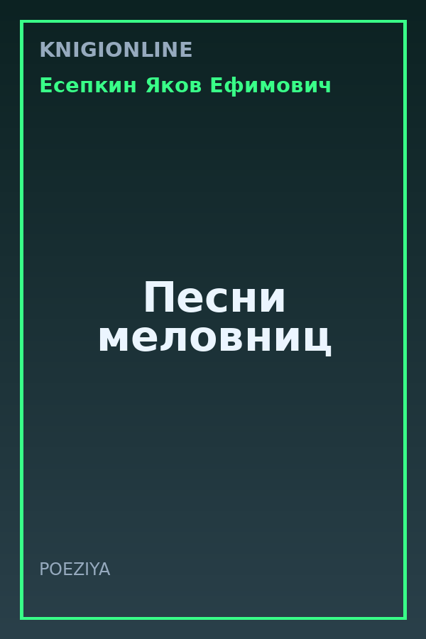 Обложка книги Песни меловниц