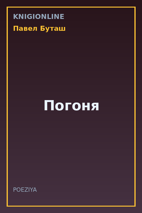 Обложка книги Погоня
