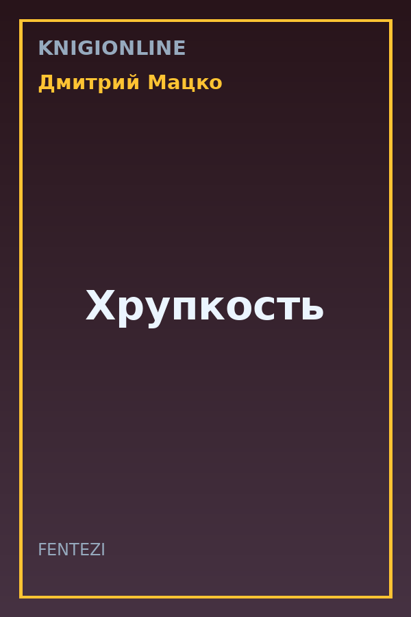 Обложка книги Хрупкость
