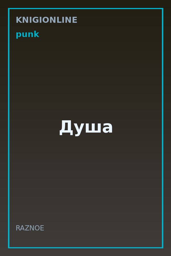Обложка книги Душа