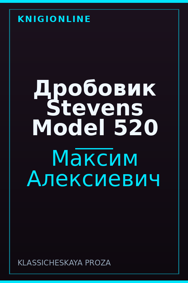 Обложка книги Дробовик Stevens Model 520