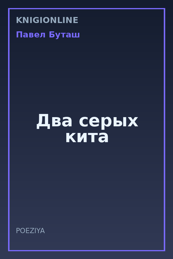 Обложка книги Два серых кита