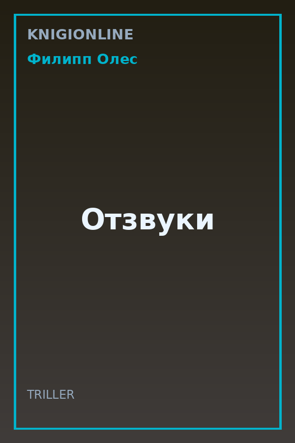 Обложка книги Отзвуки
