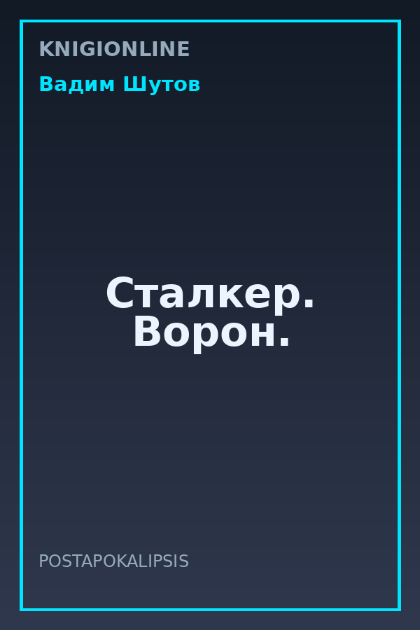 Обложка книги Сталкер. Ворон.