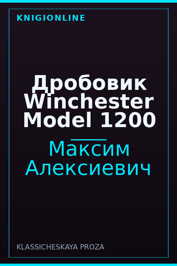 Обложка книги Дробовик Winchester Model 1200