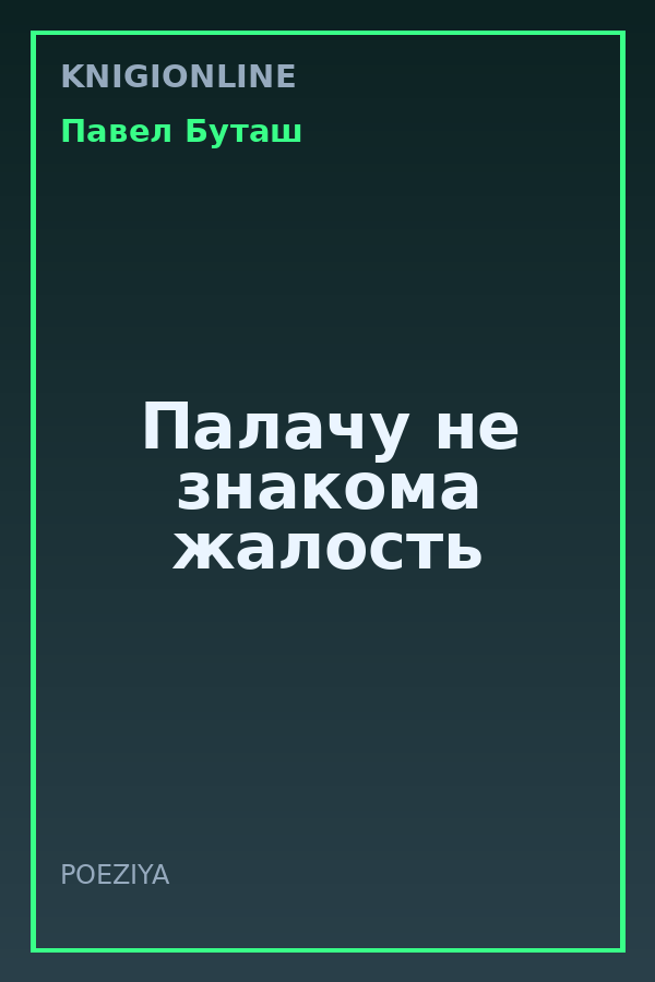 Обложка книги Палачу не знакома жалость