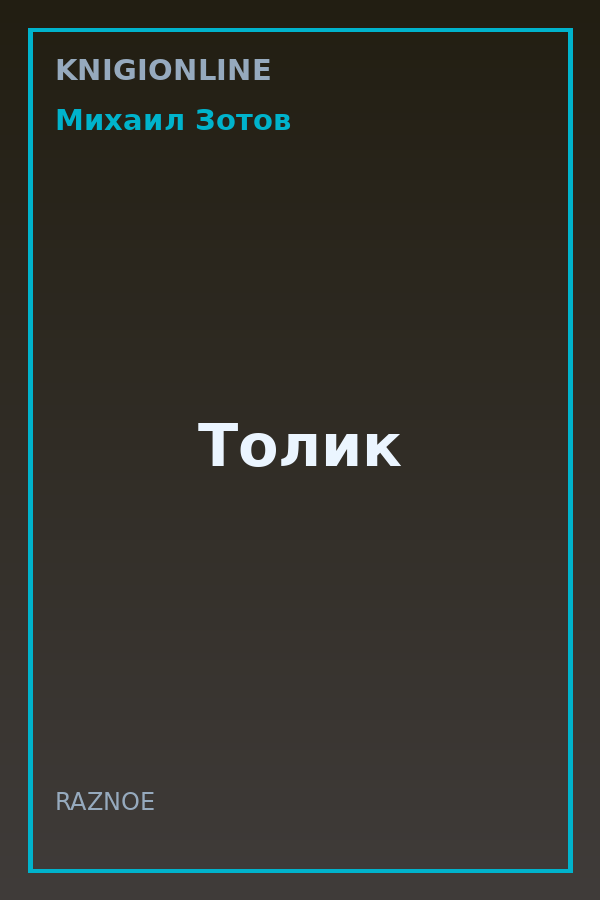 Обложка книги Толик